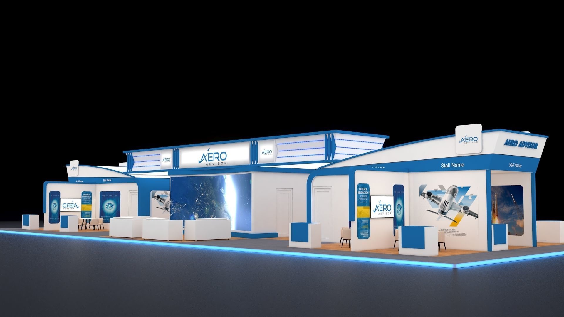 Exhibition Booth 3D model_7