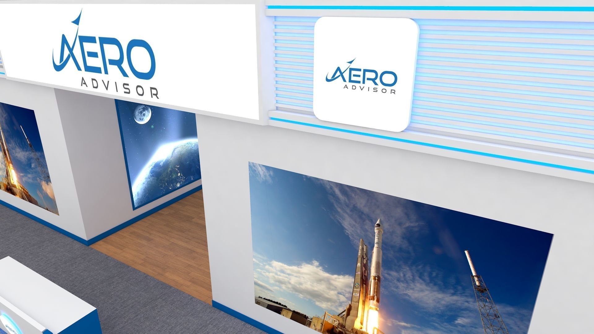 Exhibition Booth 3D model_14