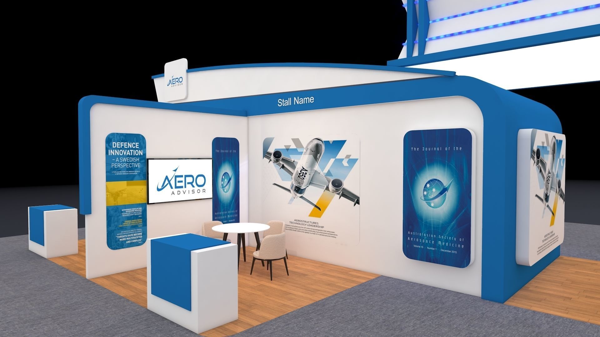Exhibition Booth 3D model_15