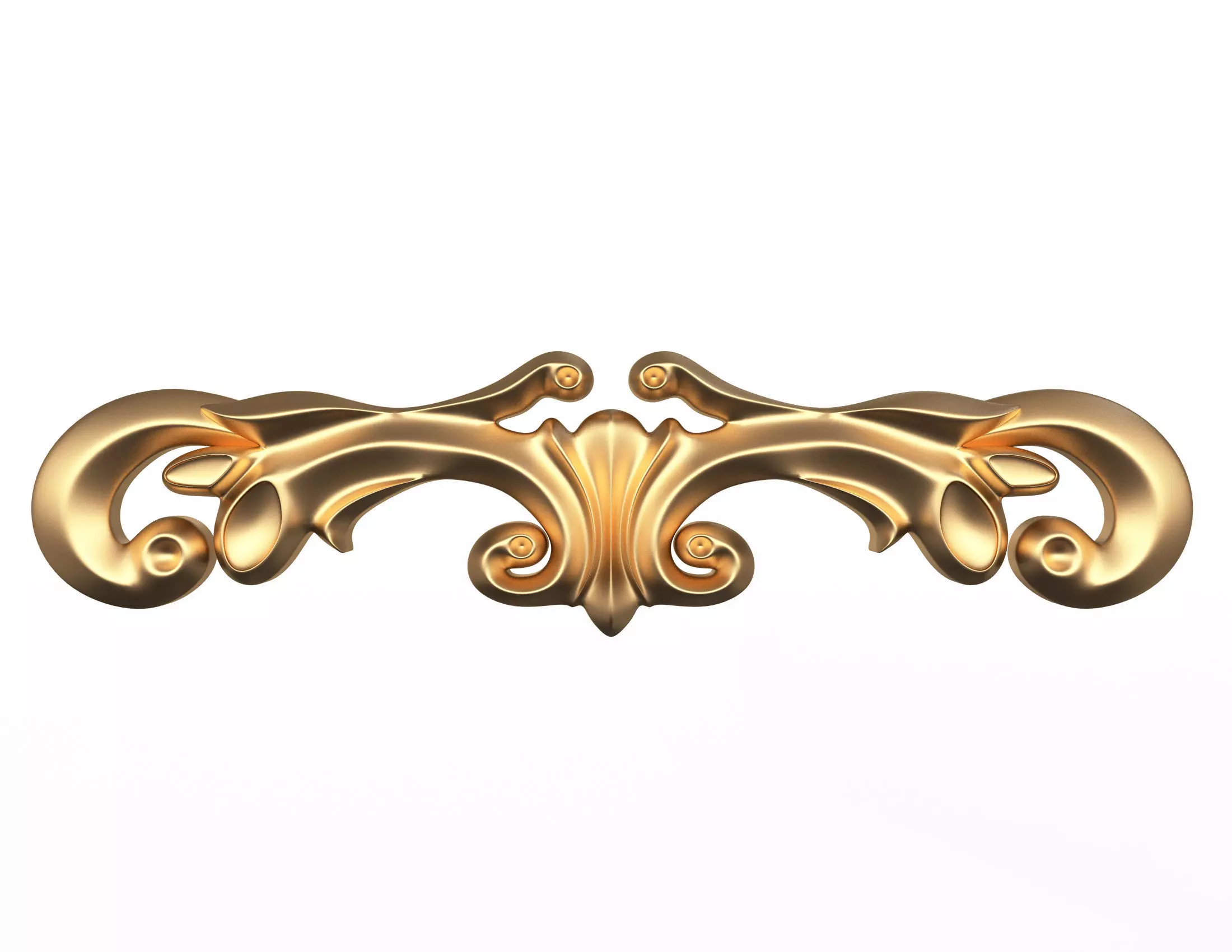 3D Carving Plaster Molding Decoration Shahin Low-poly 3D model