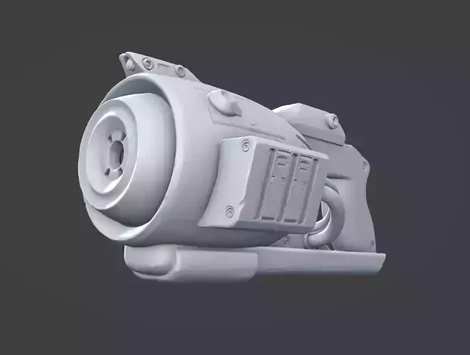Stylized Blaster  3D print model
