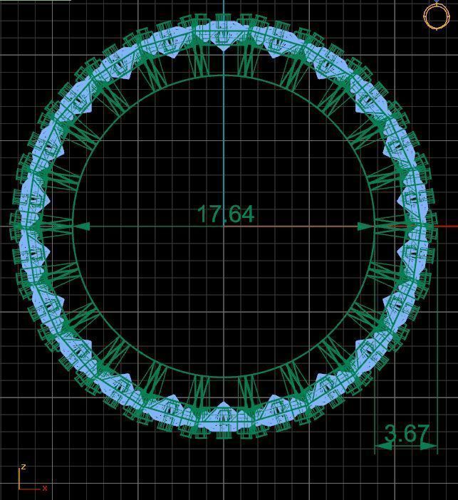 Leaf Set of Diamond Golden Earrings Ring and Pendant 3D Model Collection_12