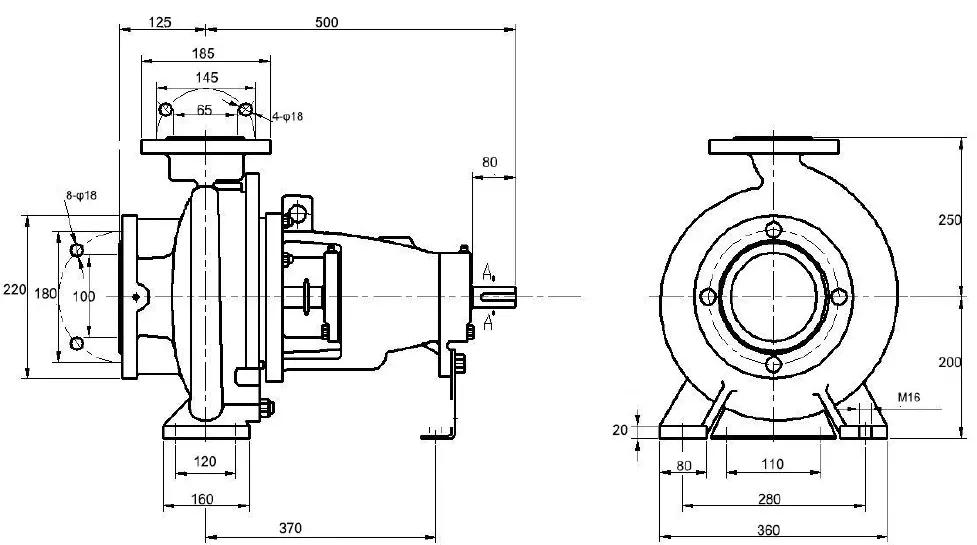 Centrifugal pump 5 kw 3D print model