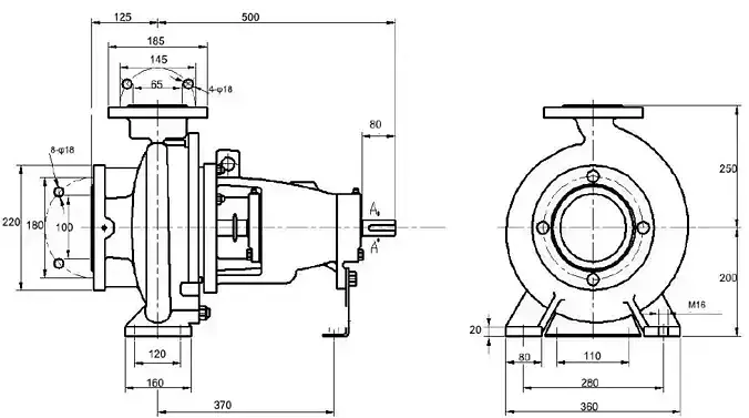 Centrifugal pump 5 kw 3D print model