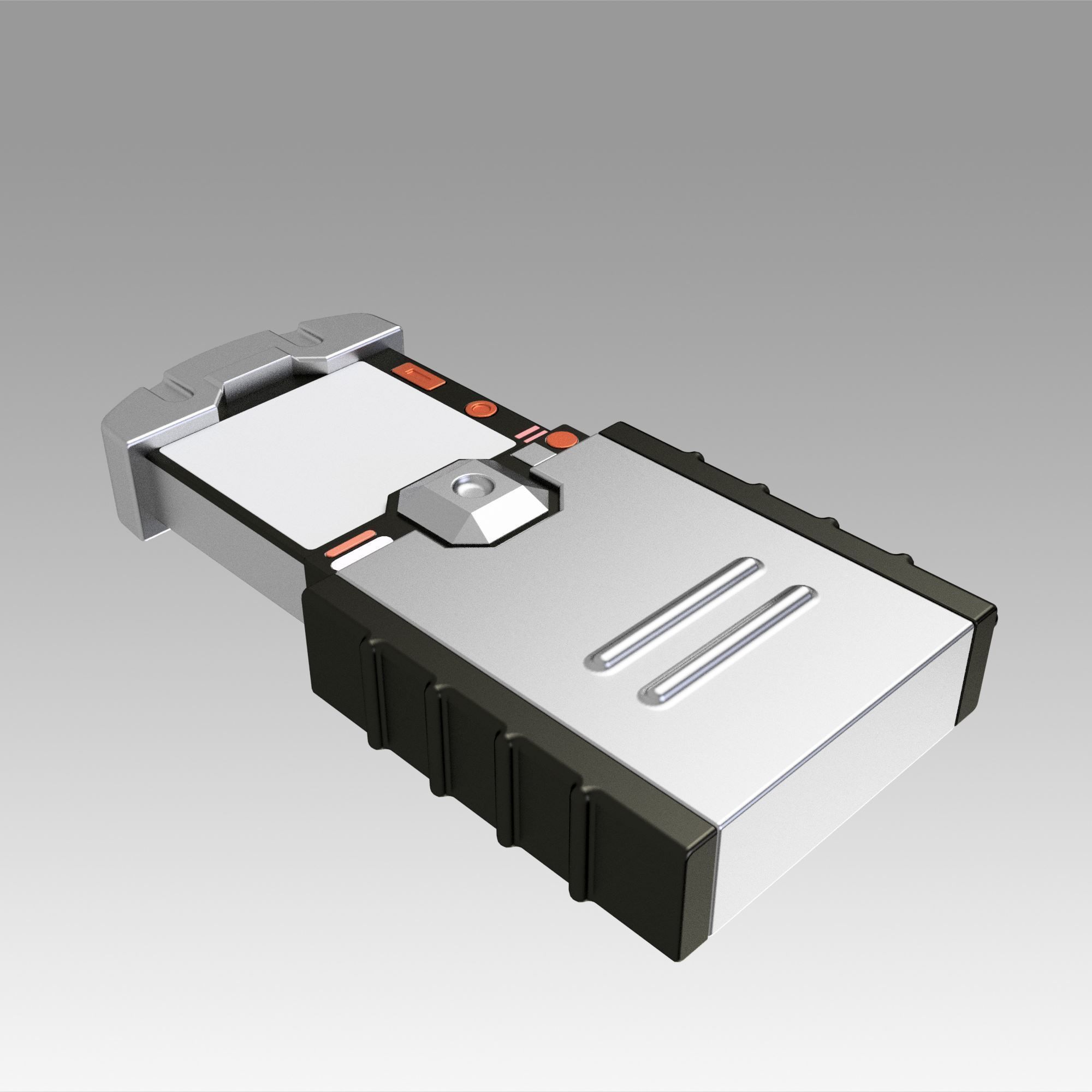 Star Trek enterprise hand scanner Hero prop replica props  3D print model_9