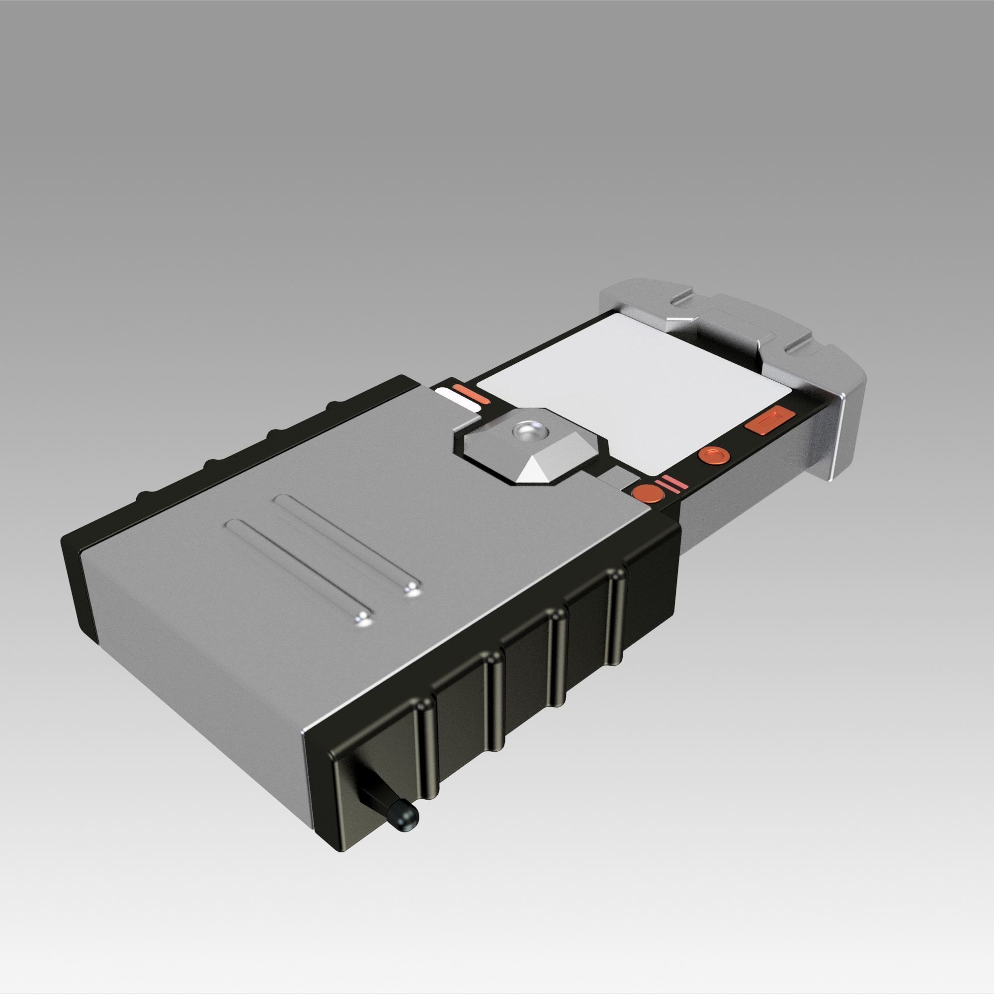 Star Trek enterprise hand scanner Hero prop replica props  3D print model_3