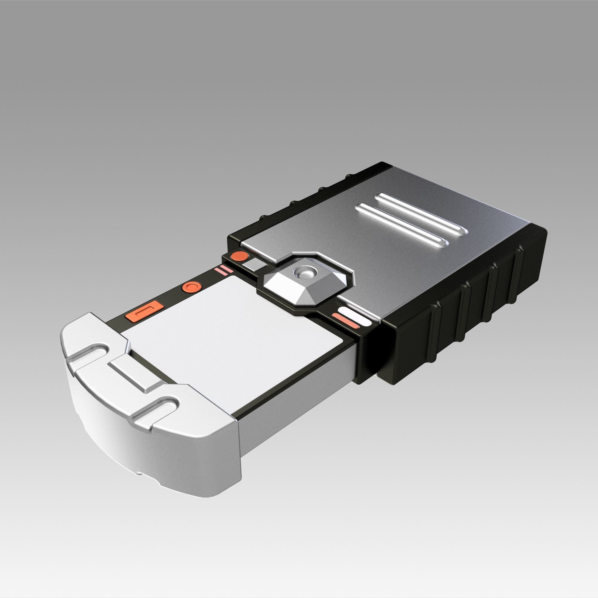 Star Trek enterprise hand scanner Hero prop replica props  3D print model_7