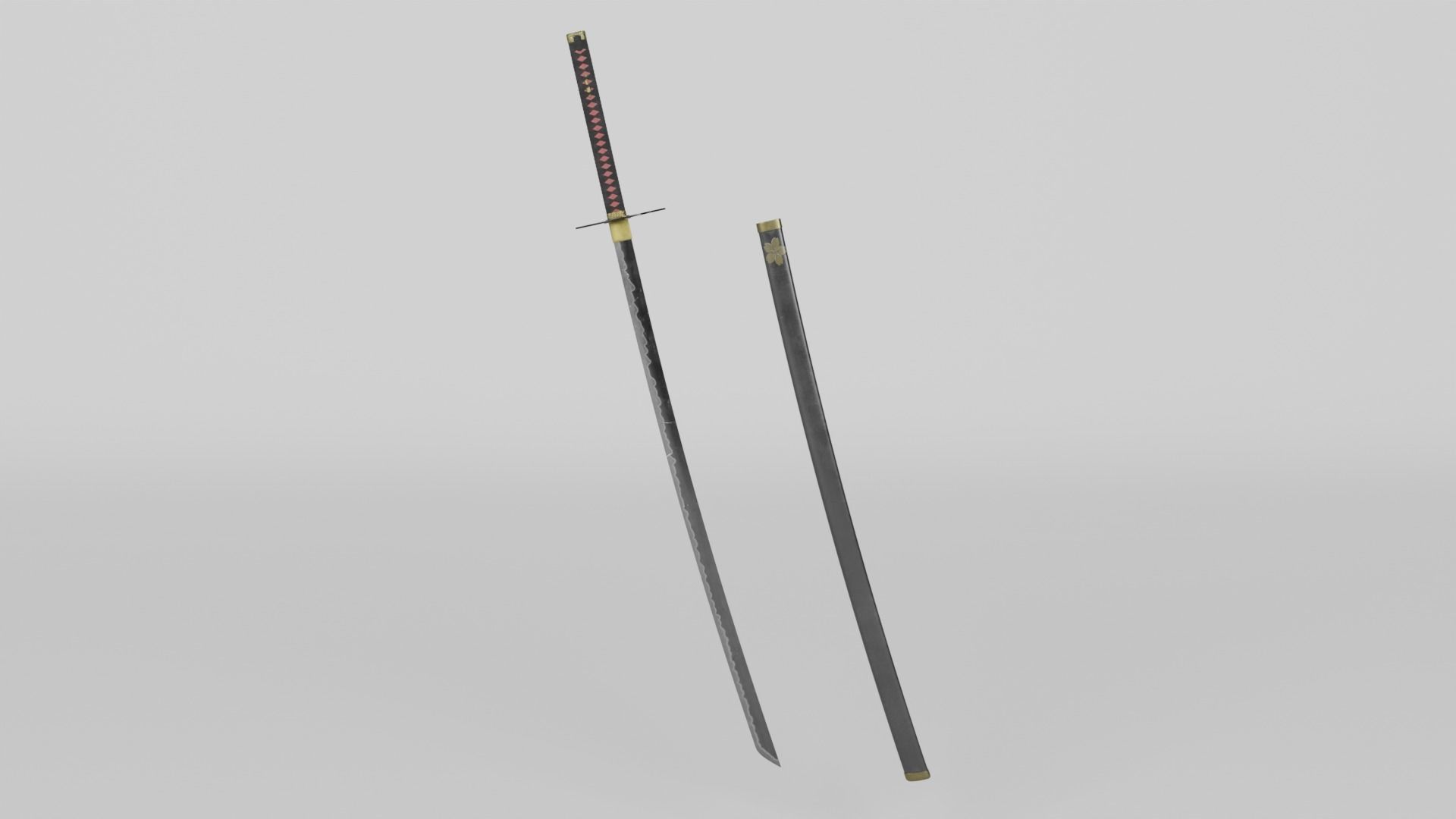 Yami the Shadow Katana 3D model_13