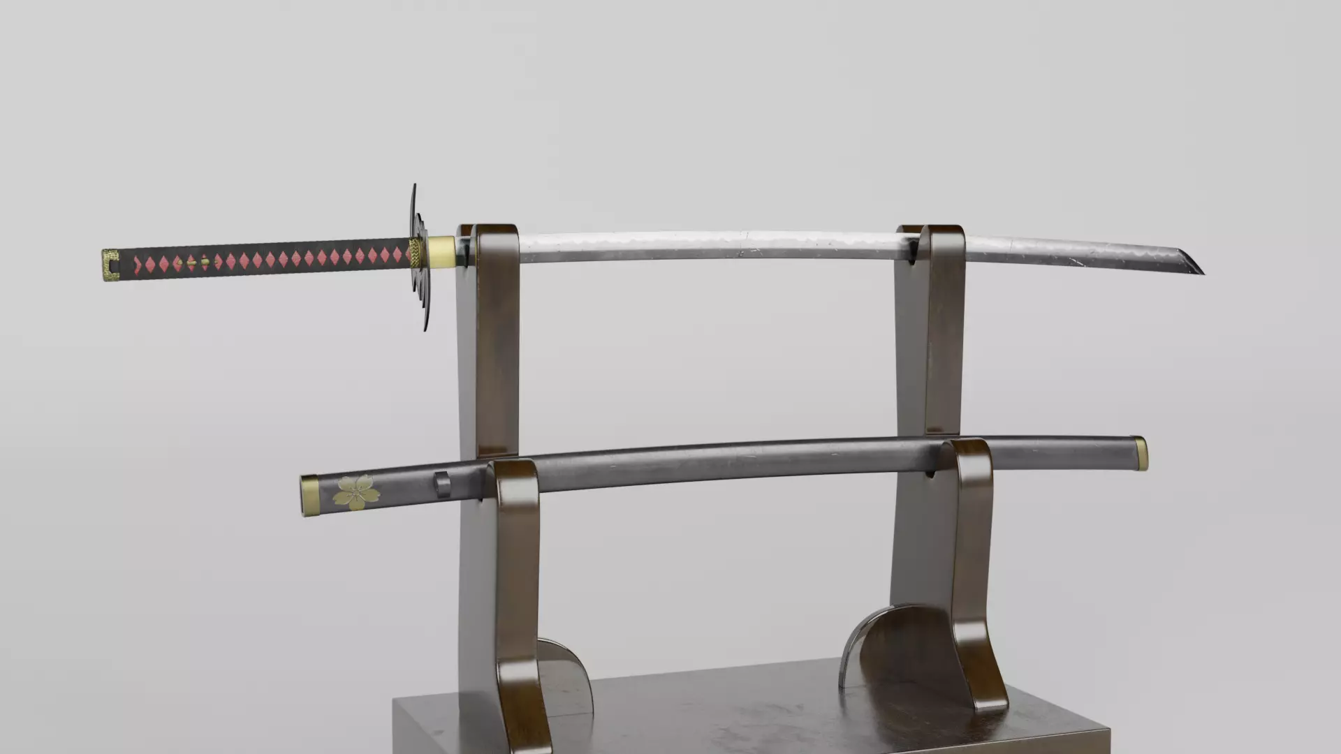 Yami the Shadow Katana 3D model_0