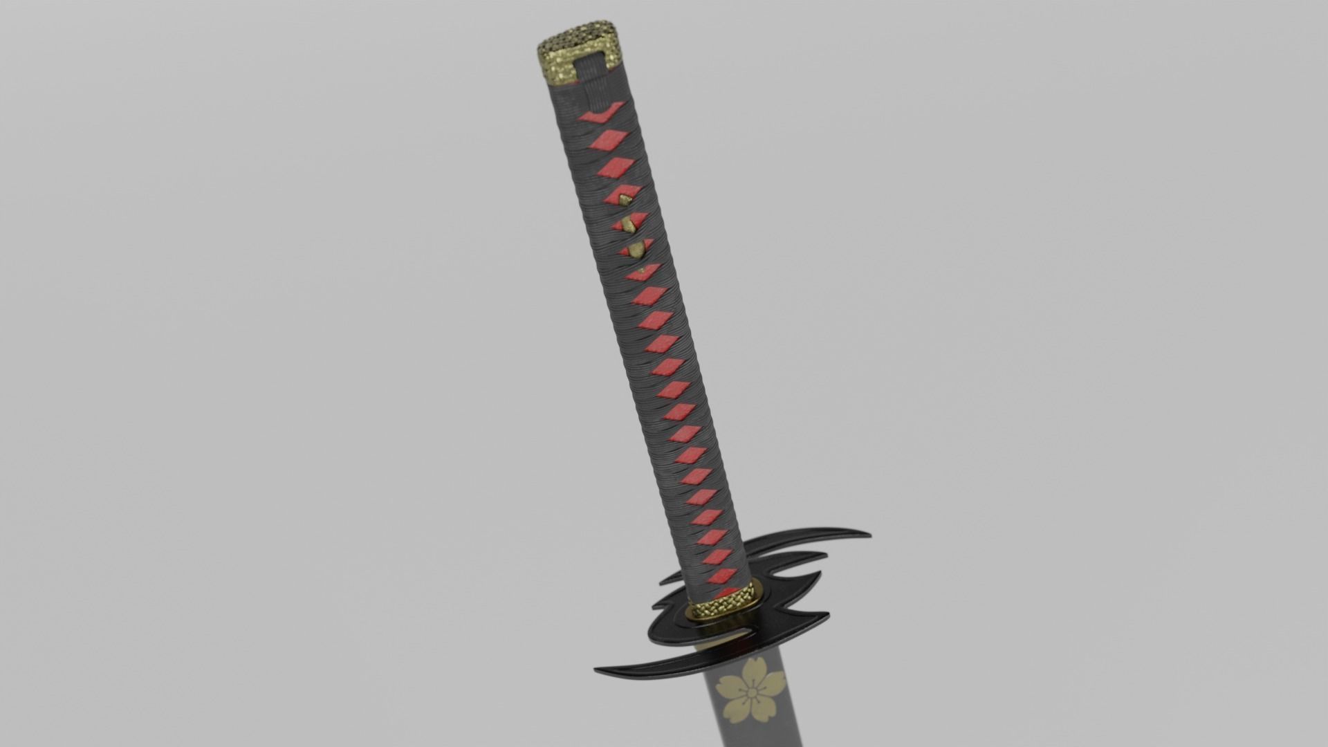 Yami the Shadow Katana 3D model_10