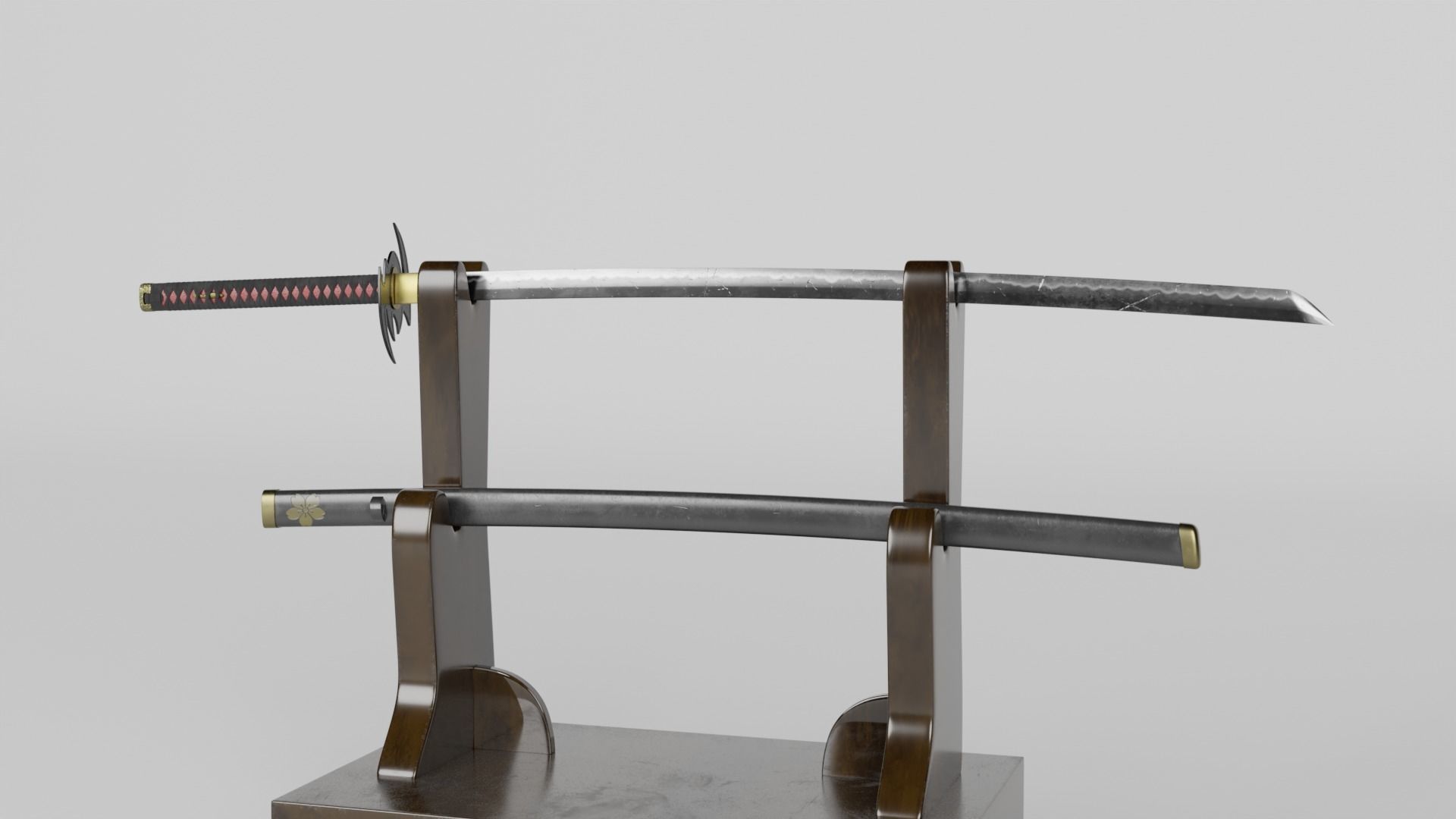 Yami the Shadow Katana 3D model_1