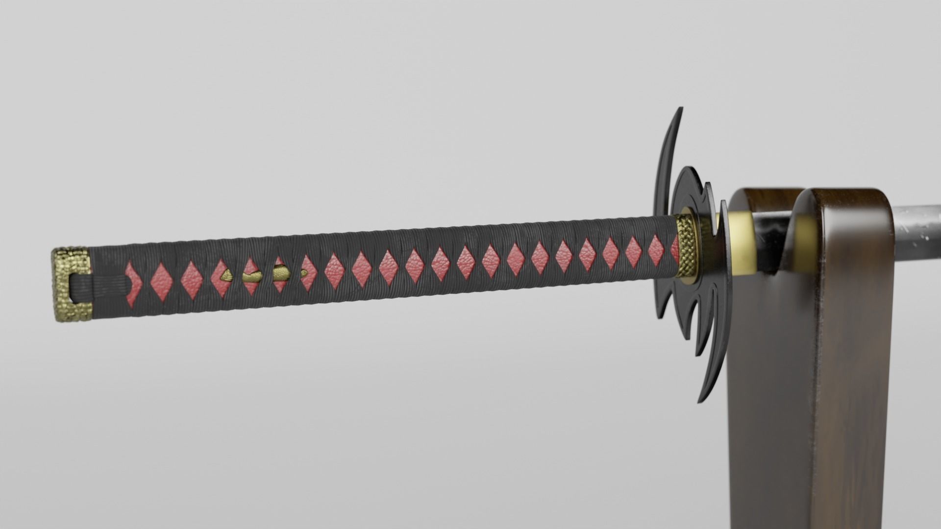 Yami the Shadow Katana 3D model_3