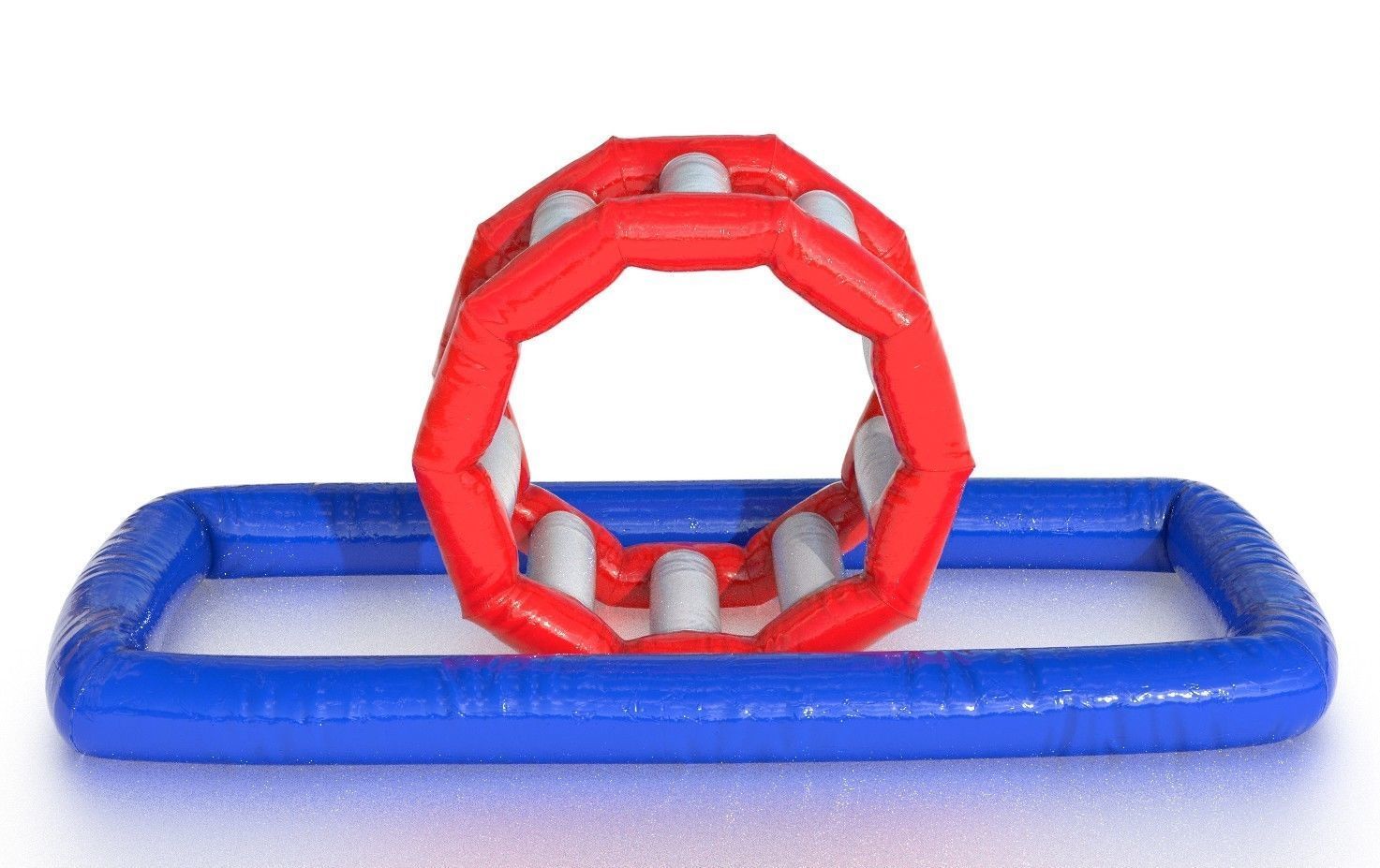 Modular inflatable water park ROLLER WALKER Low-poly 3D model_3