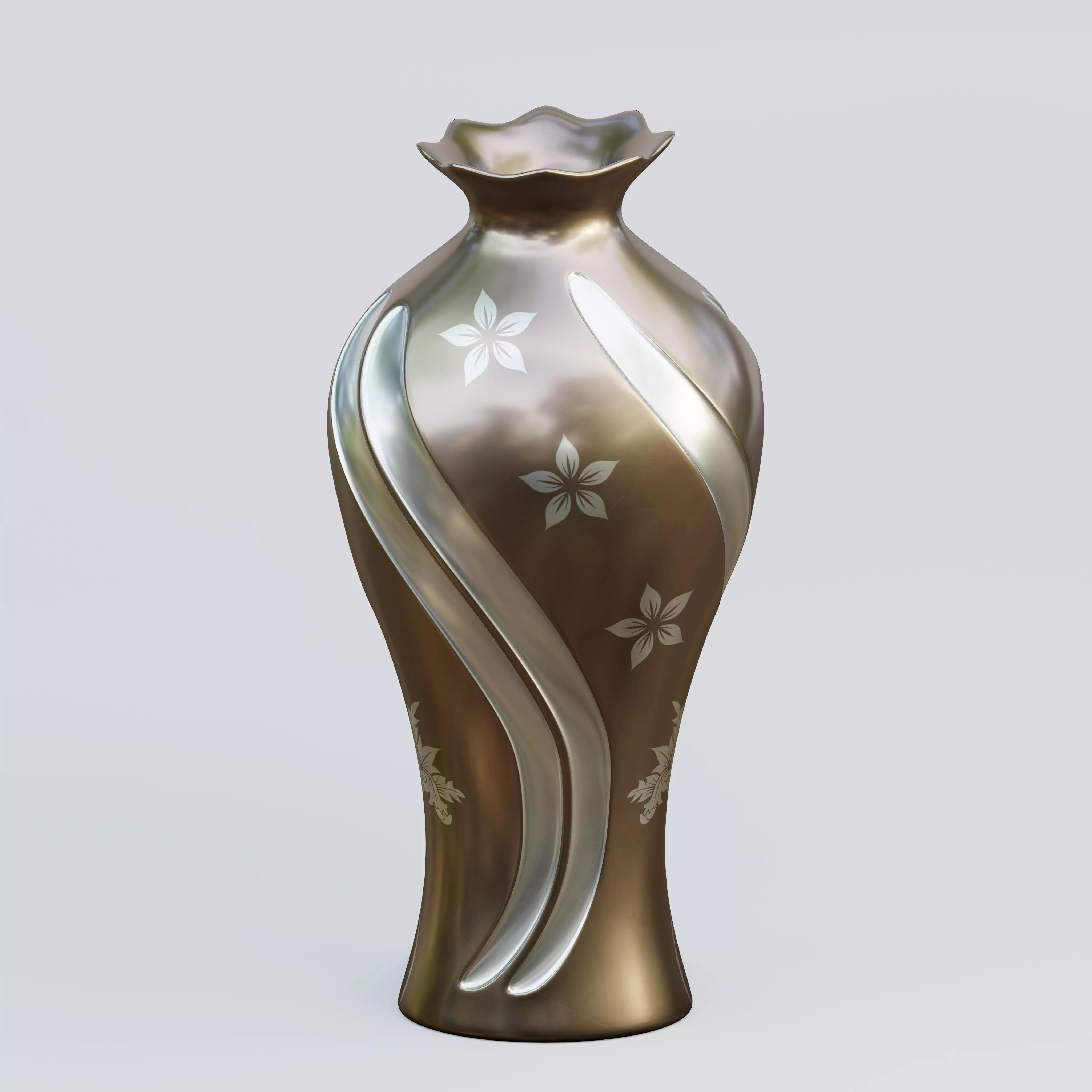 Vase39 vase with swirls 3D model