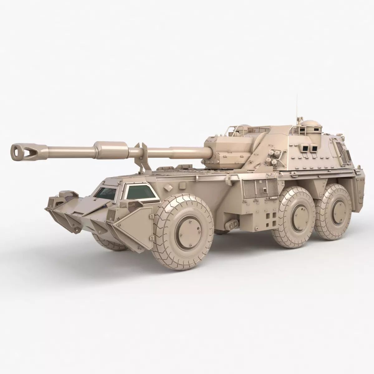 G6 Rhino Clay Vray 3D model 3D model_0