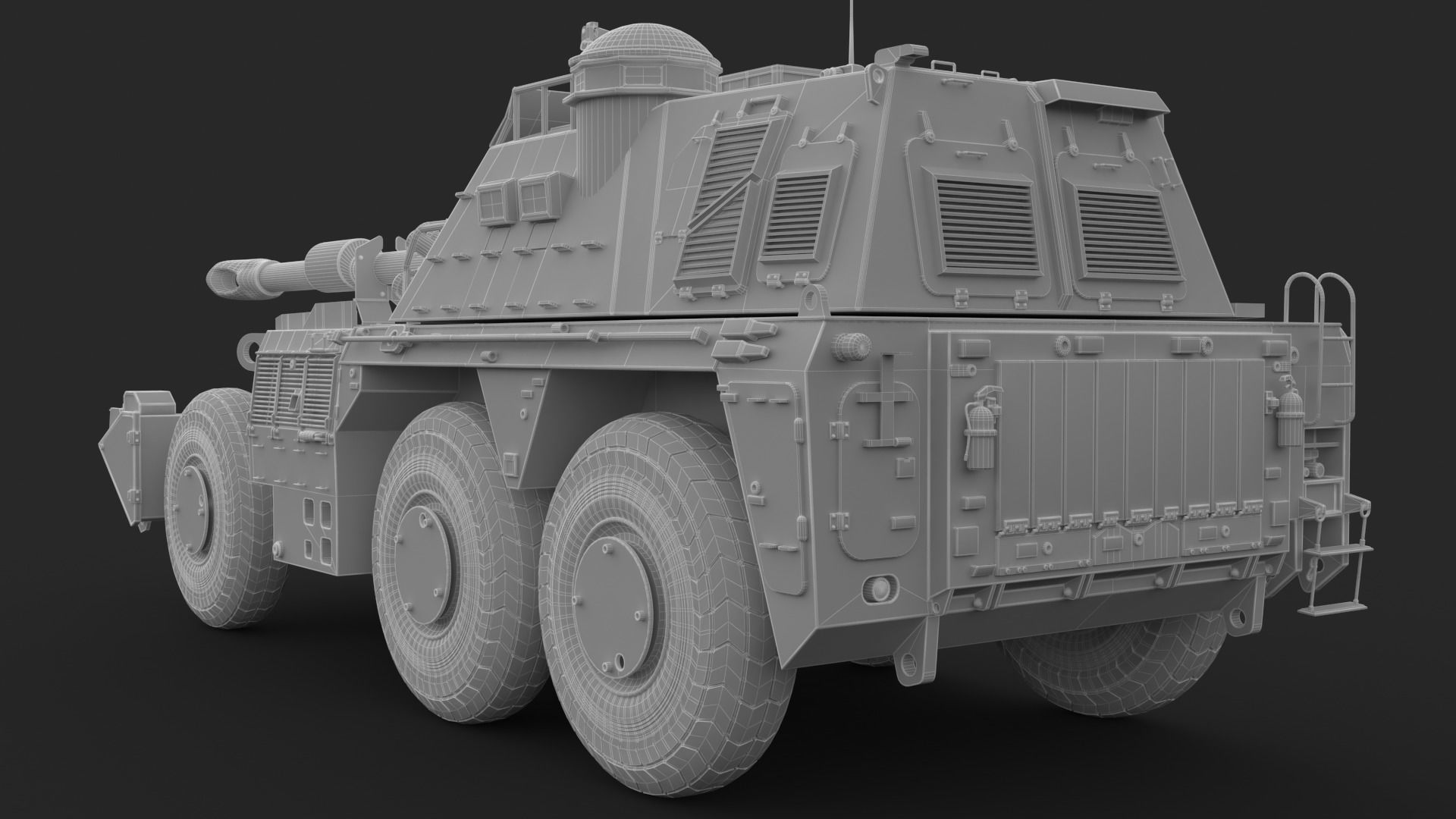 G6 Rhino Clay Vray 3D model 3D model_18