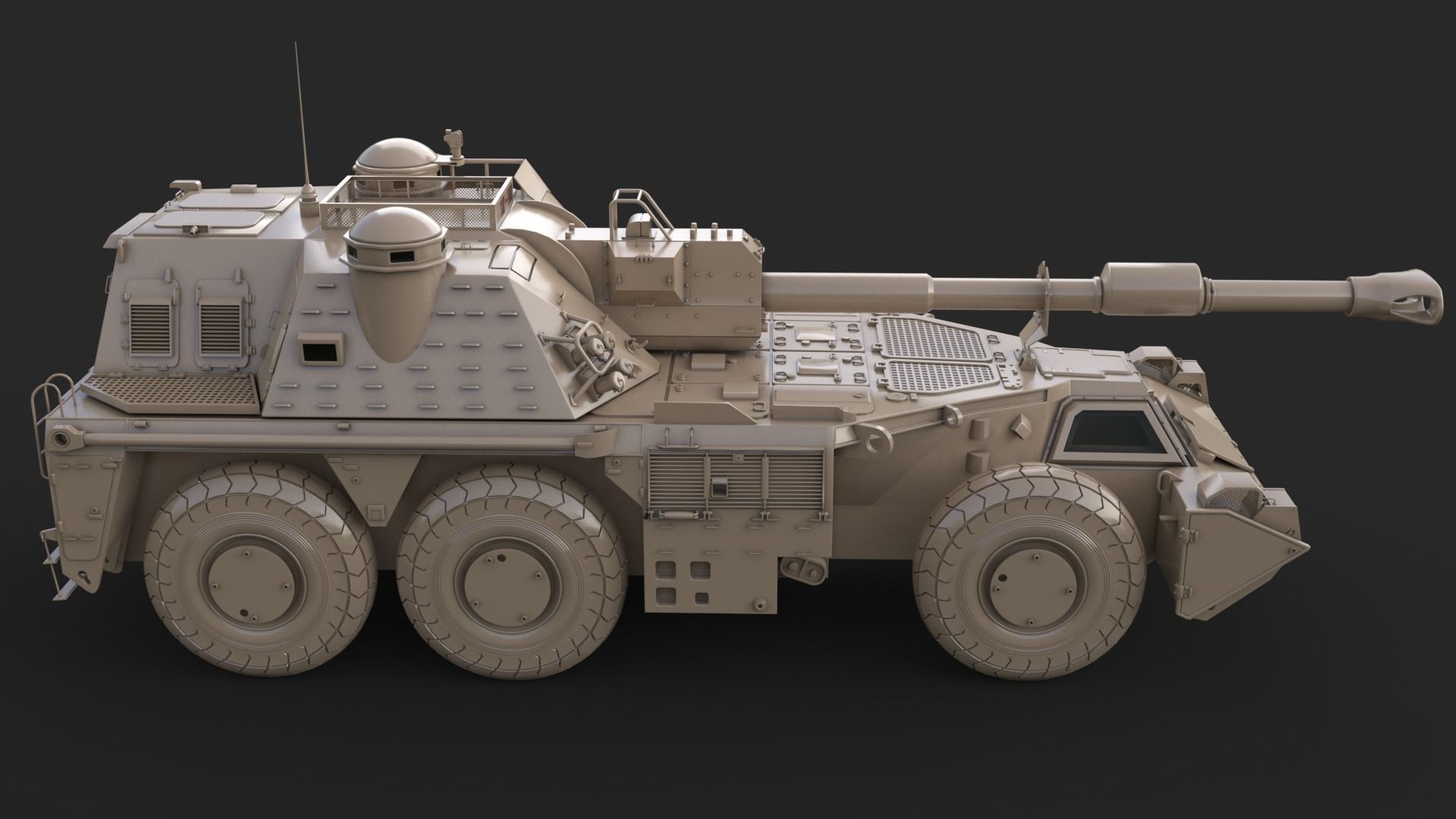 G6 Rhino Clay Vray 3D model 3D model_12