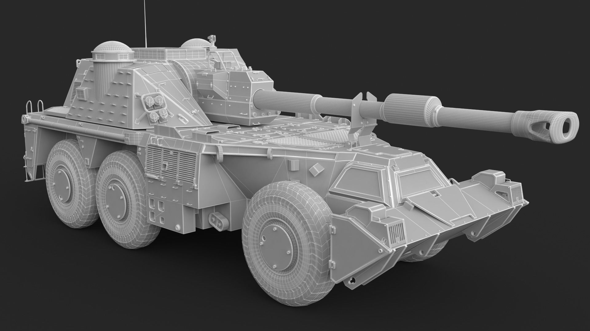 G6 Rhino Clay Vray 3D model 3D model_17