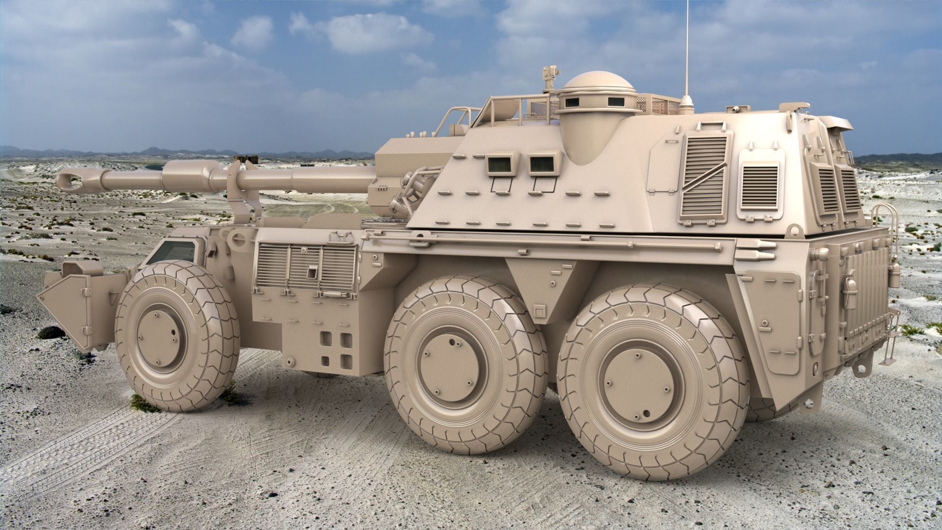 G6 Rhino Clay Vray 3D model 3D model_2