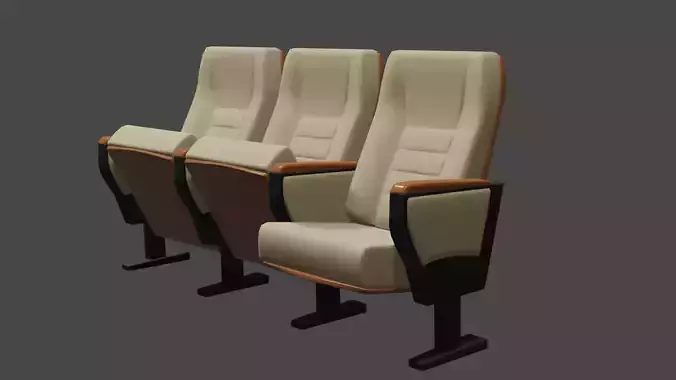 Auditorium Seat 3D model
