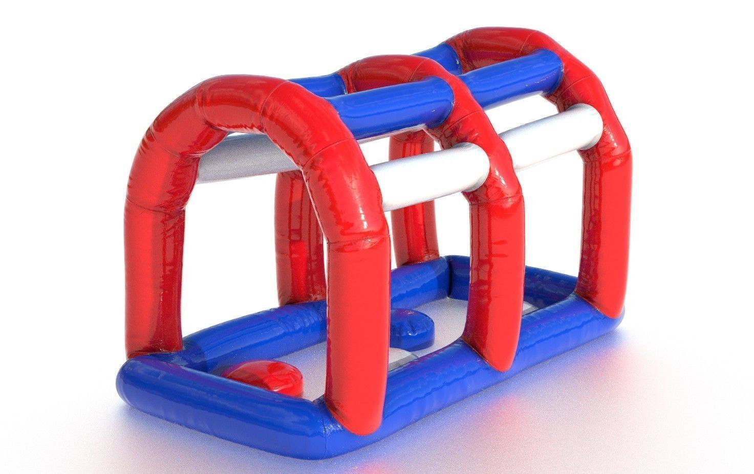 Modular inflatable water park MONKEY HANDER Low-poly 3D model_2