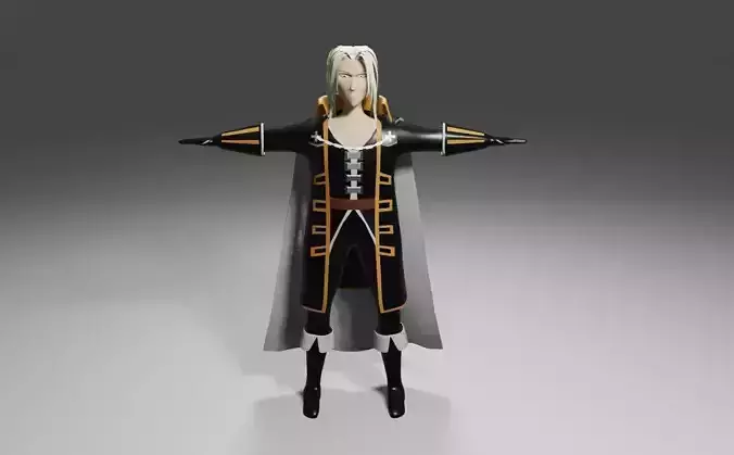 Anime Vampire Rigged