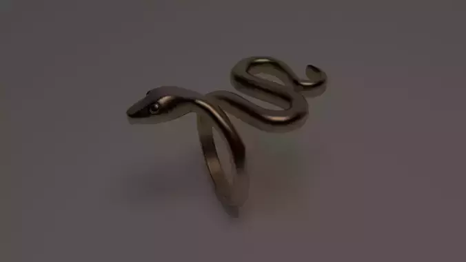 snake ring 3d printing ready