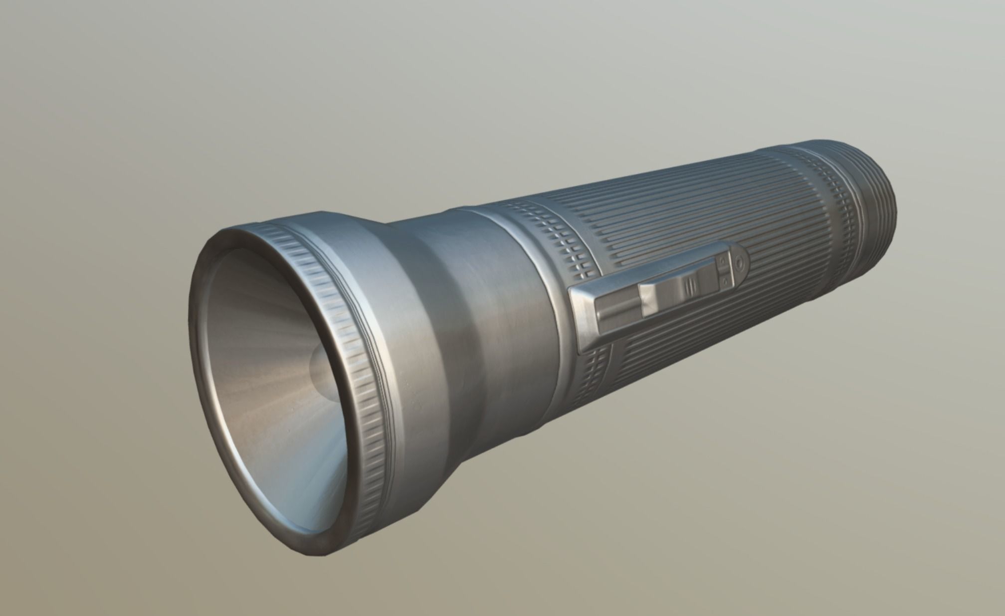 Soviet Handlight Low-poly 3D model_9