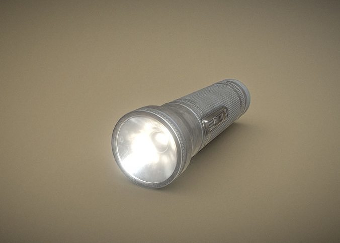 Soviet Handlight Low-poly 3D model