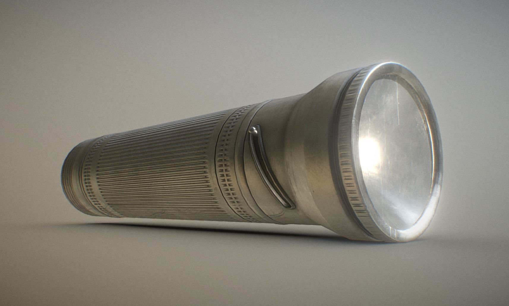 Soviet Handlight Low-poly 3D model_2