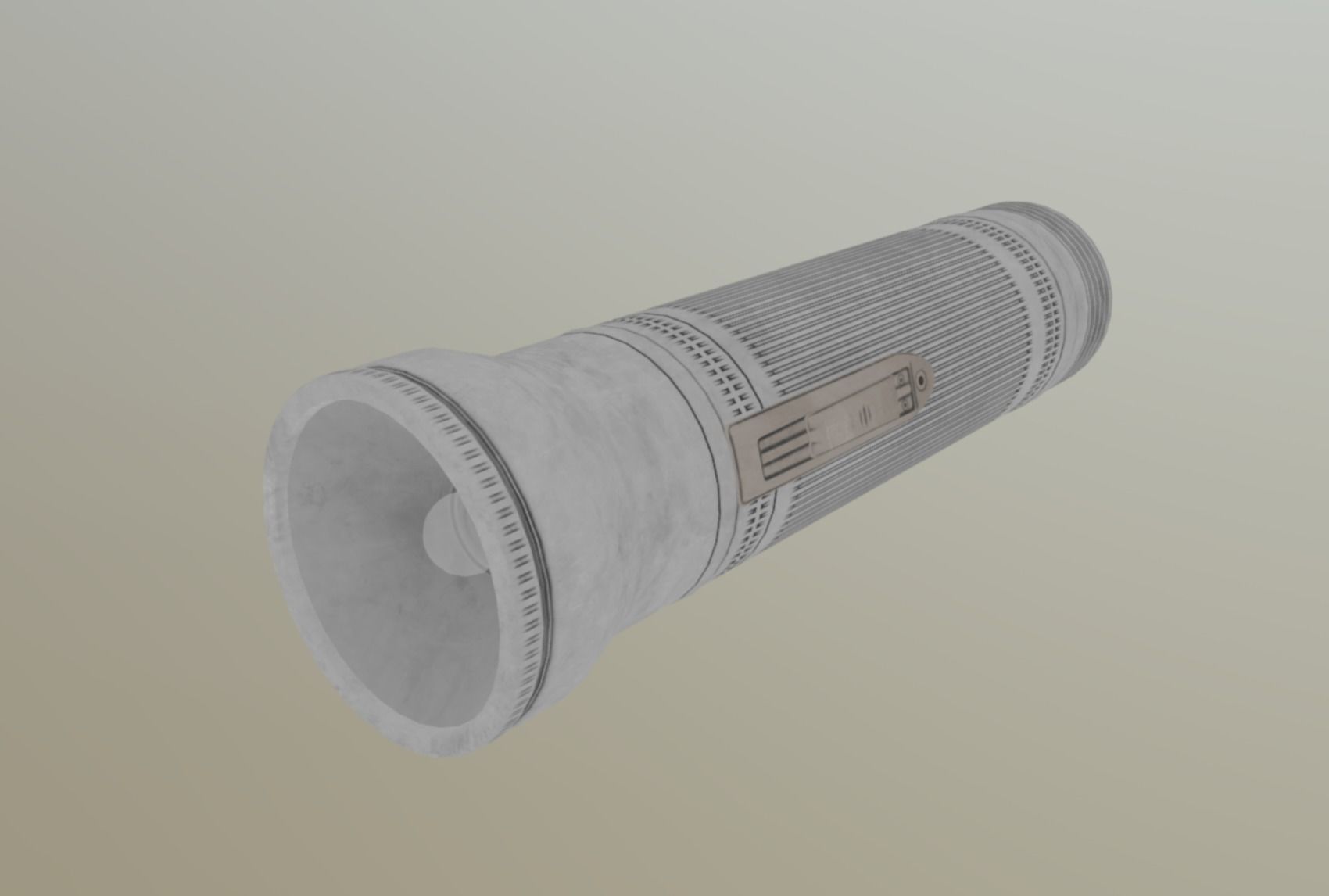 Soviet Handlight Low-poly 3D model_4