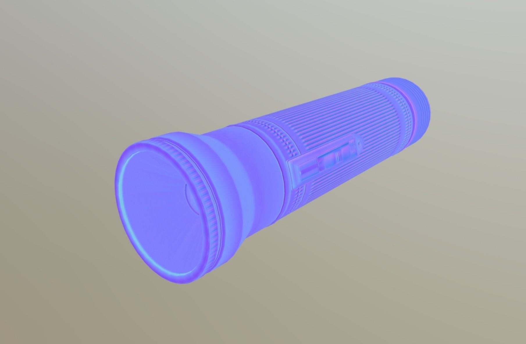 Soviet Handlight Low-poly 3D model_7