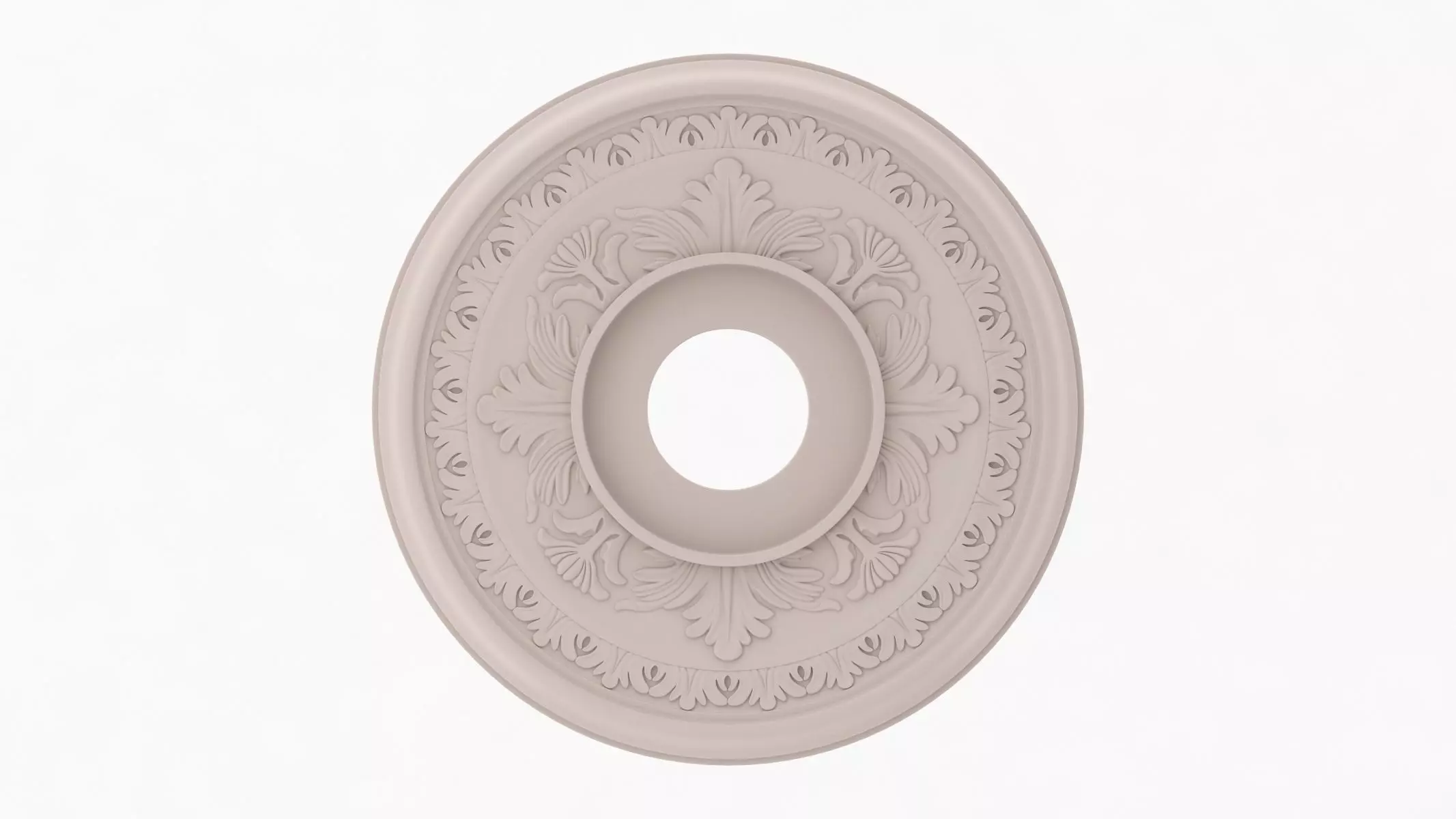 Classic Ceiling Medallion 11  3D model_0