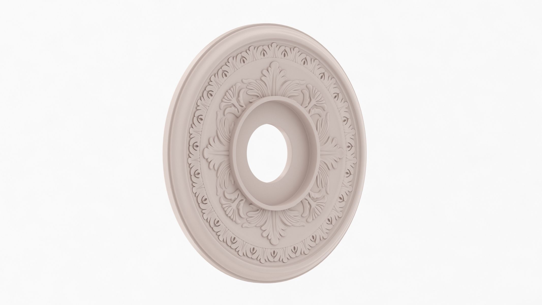 Classic Ceiling Medallion 11  3D model_1