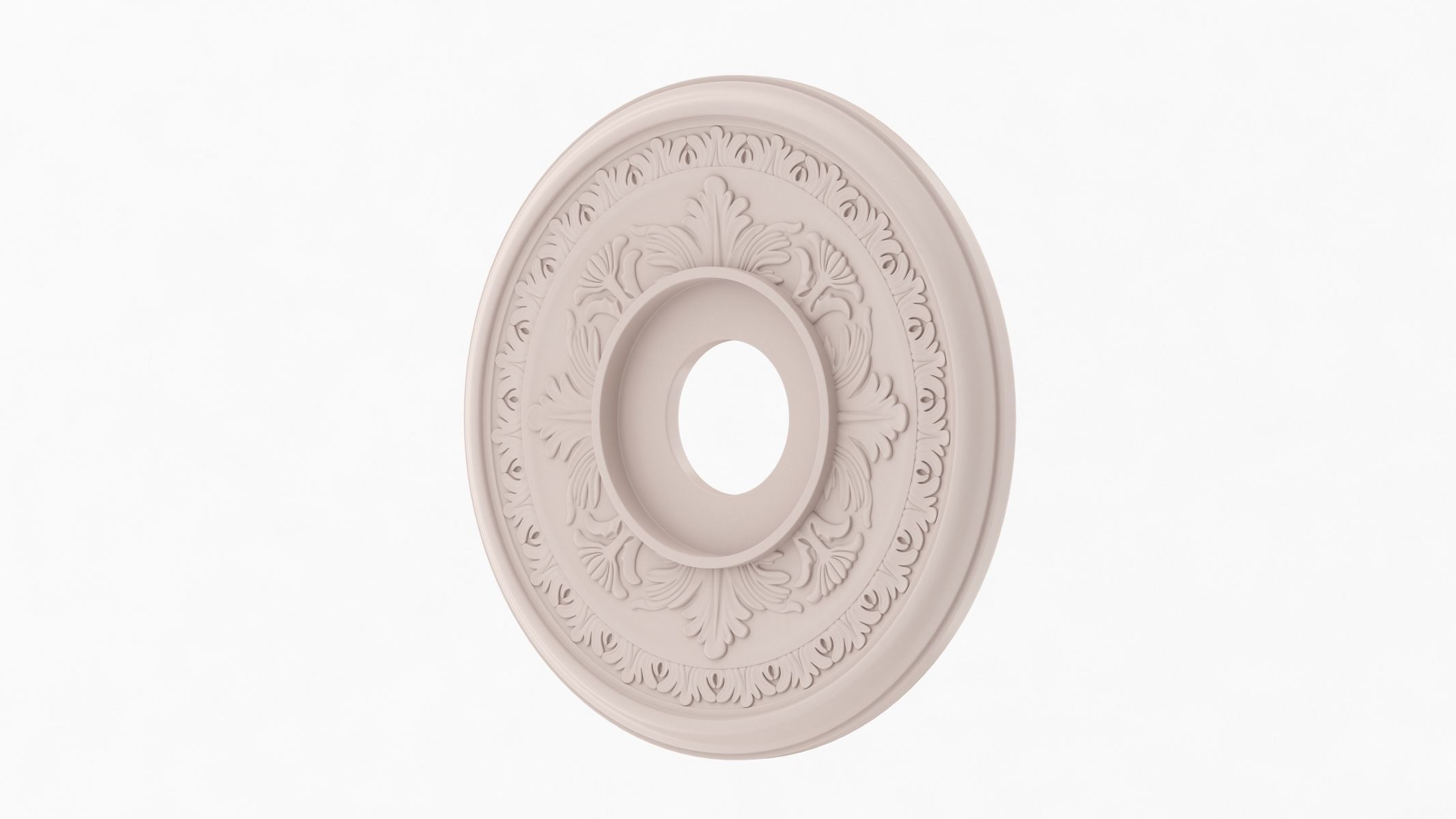 Classic Ceiling Medallion 11  3D model_2