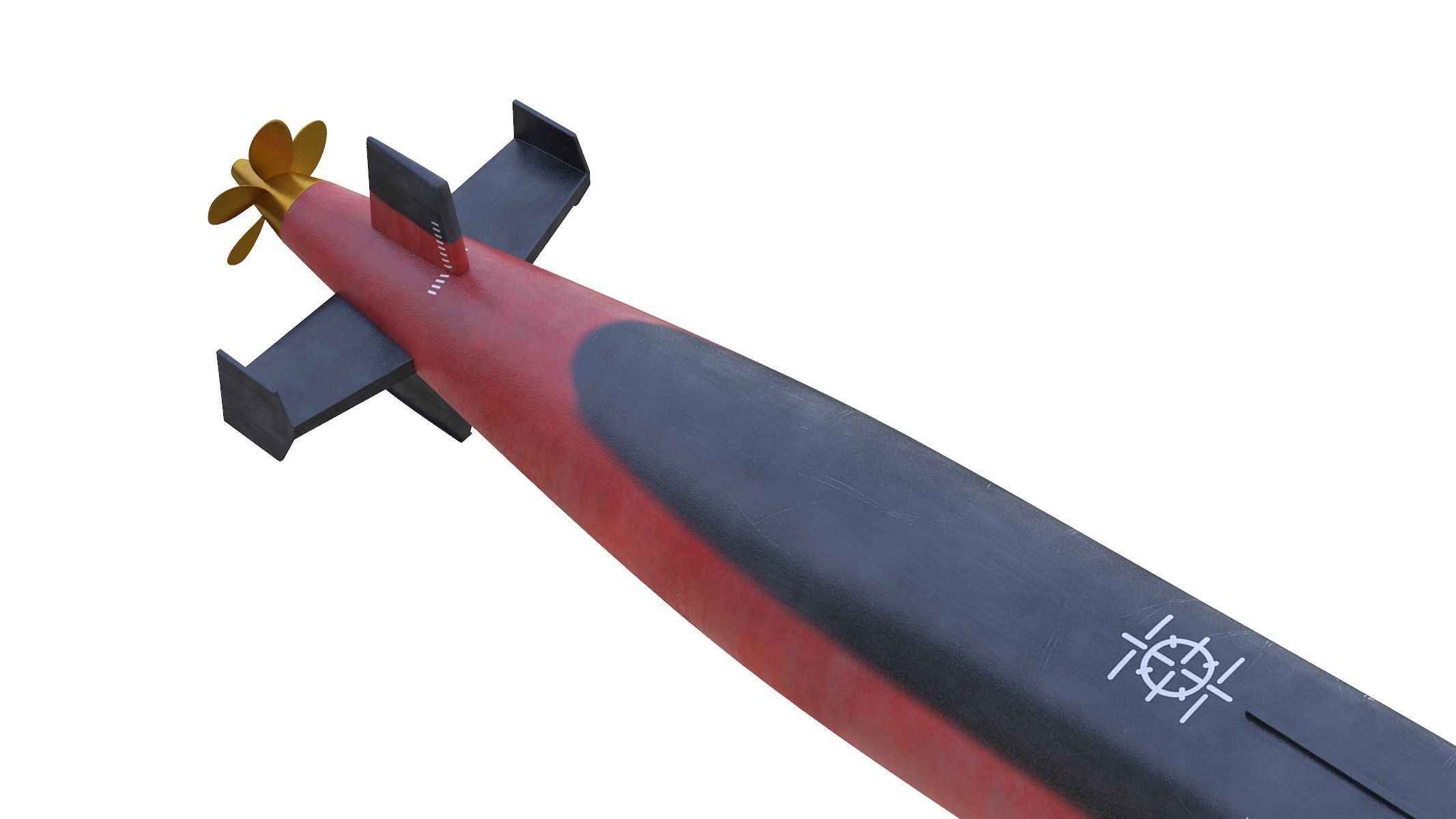 USS Tennessee SSBN-734 3D model_8
