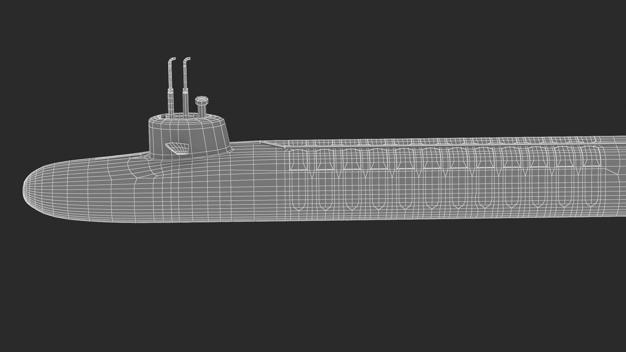 USS Tennessee SSBN-734 3D model_16
