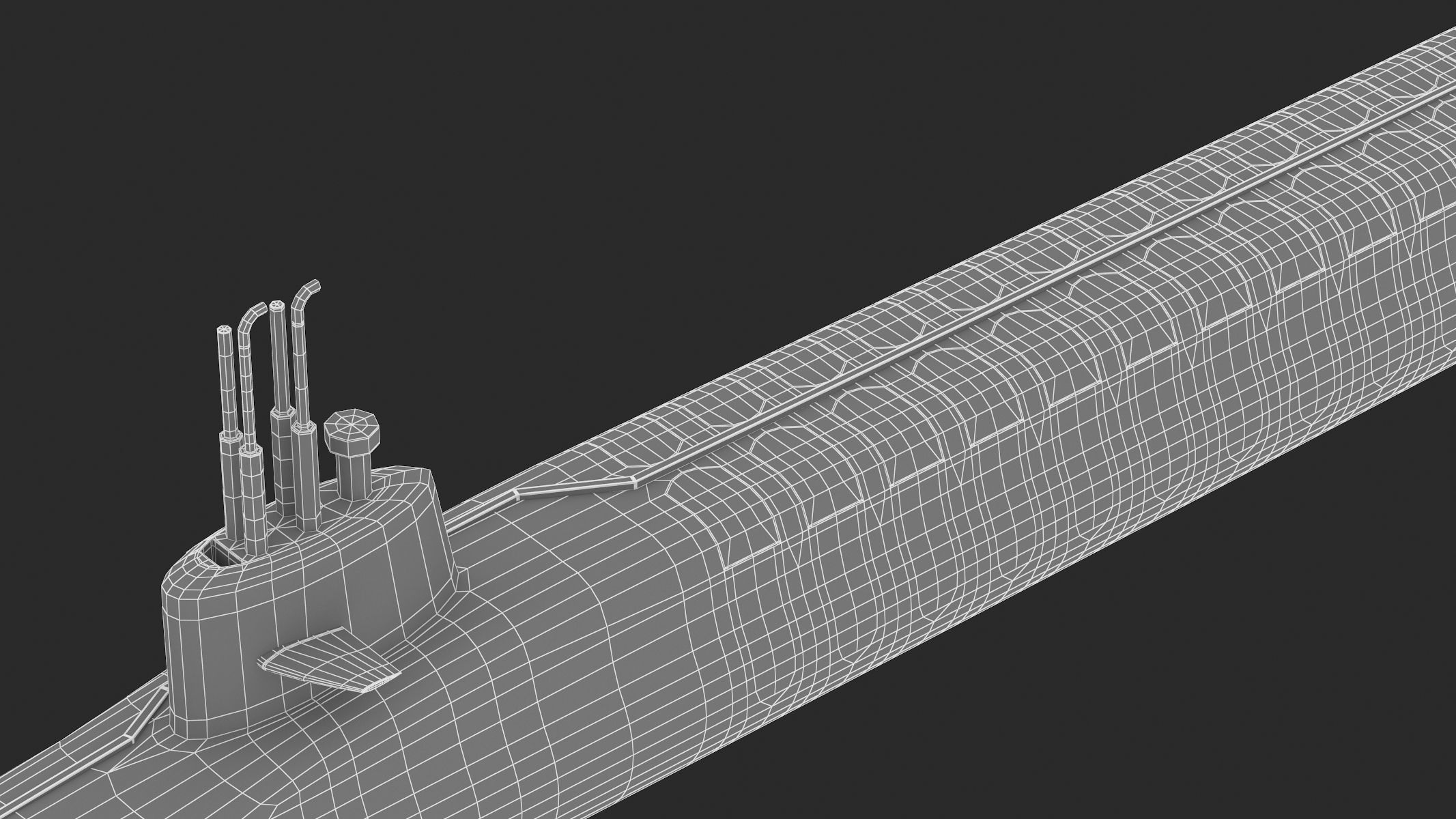 USS Tennessee SSBN-734 3D model_17