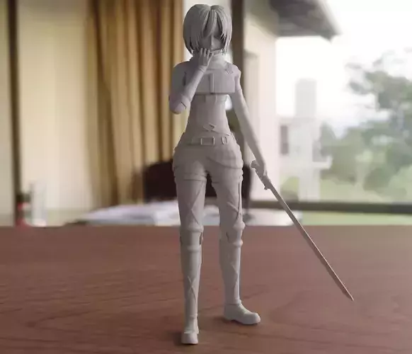 Mikasa Shingeki no Kyojin Season 4 3D print model