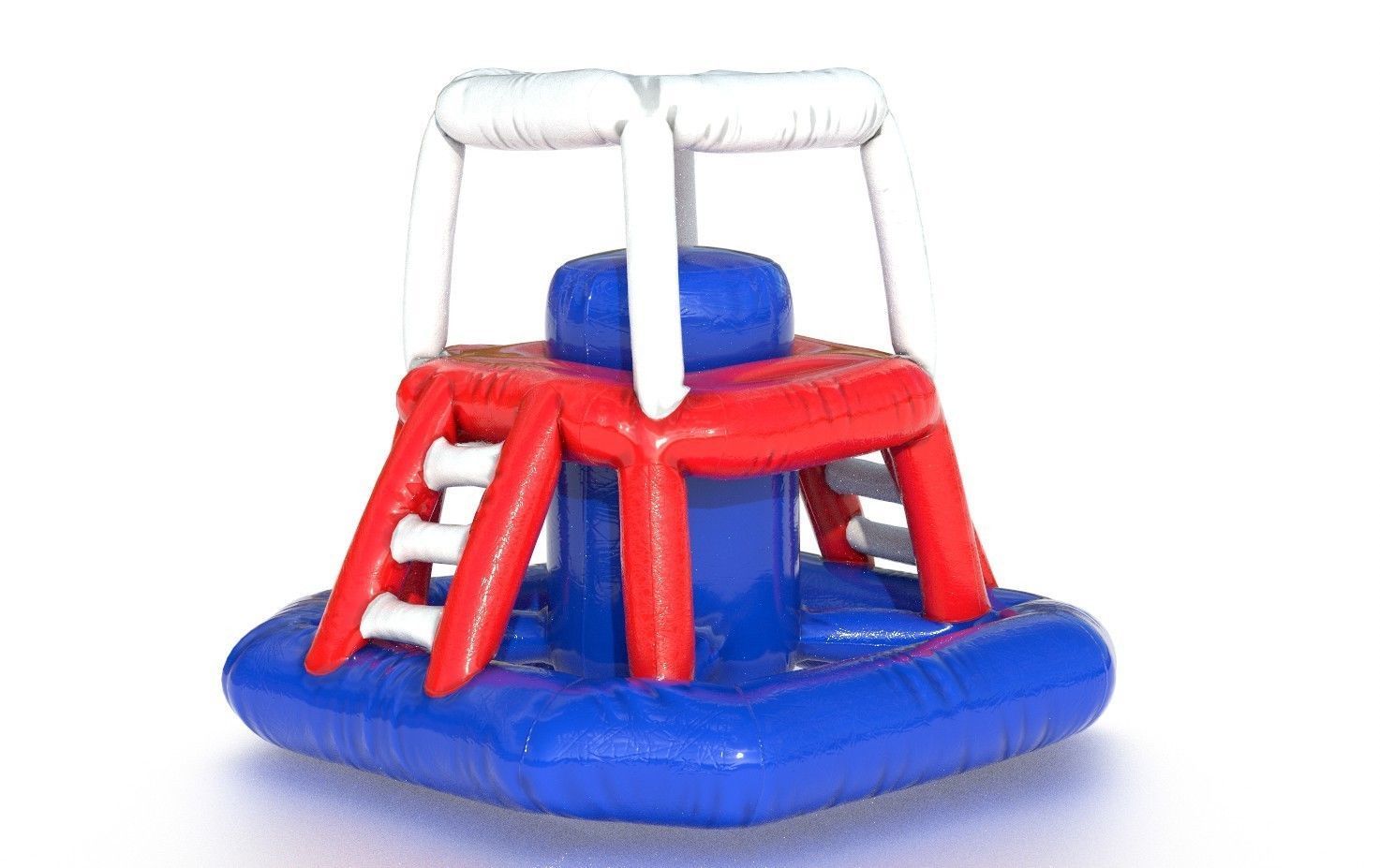 Modular folding water park GUARD TOWER Low-poly 3D model_3