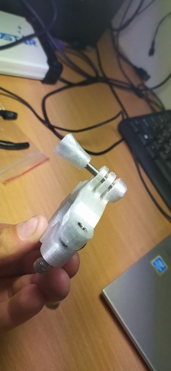 3d print mount for action camera 3D print model_6