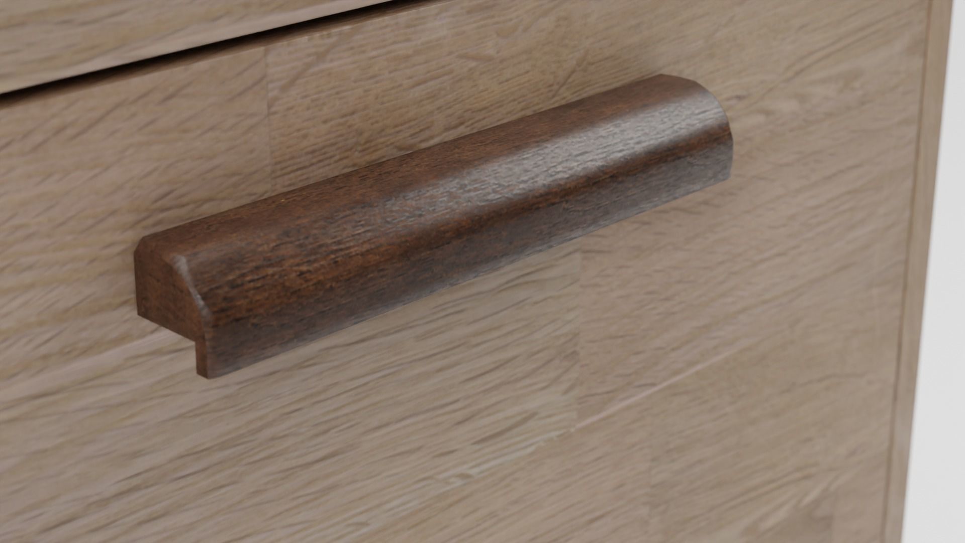 ALLOA TV Stand Light Wood with Grey 3D model_9