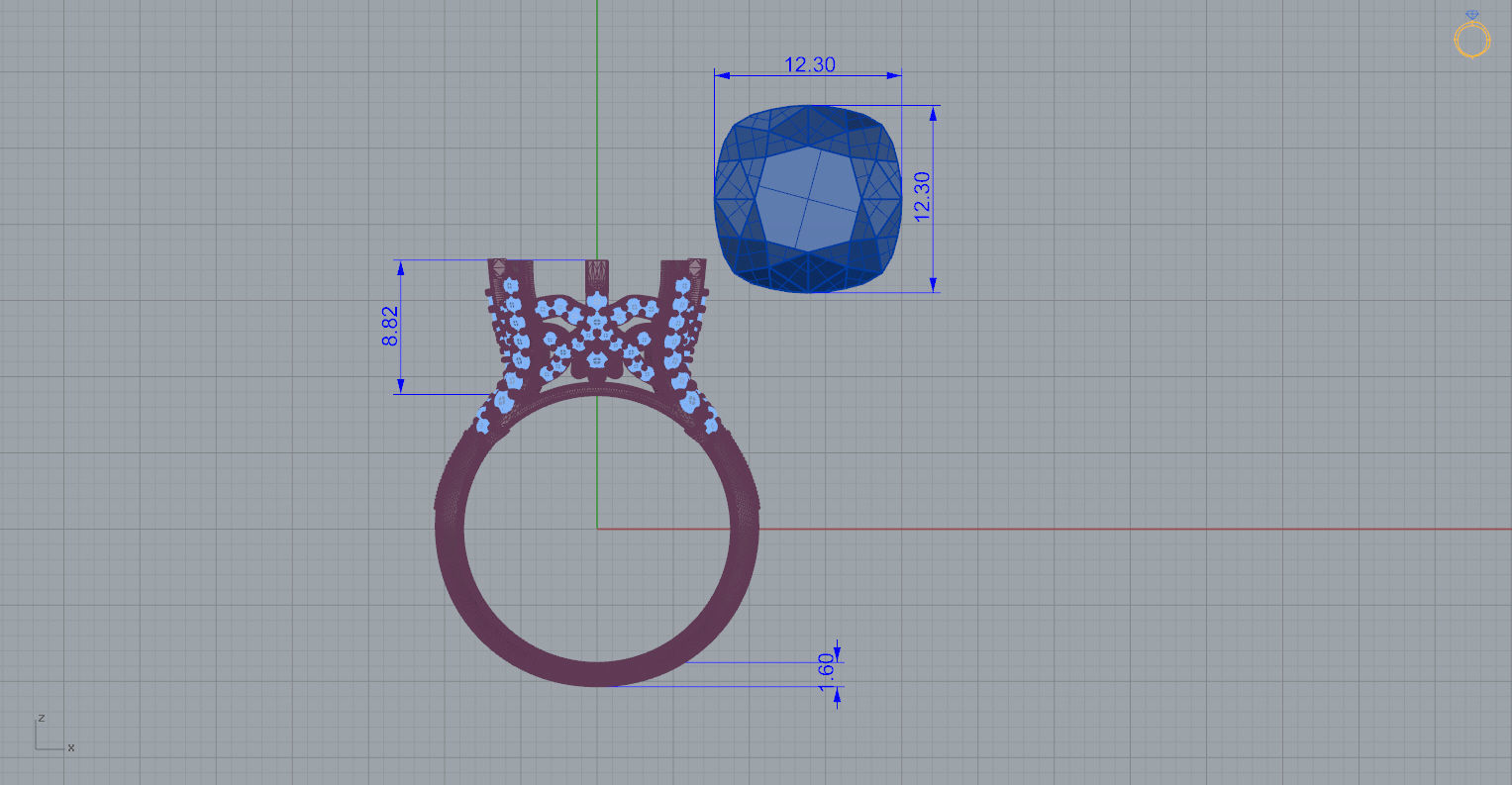 deco ring 3D print model_4