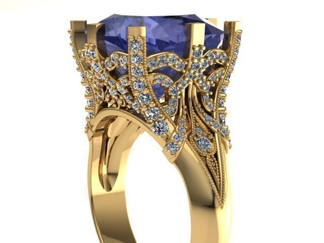 deco ring 3D print model_3