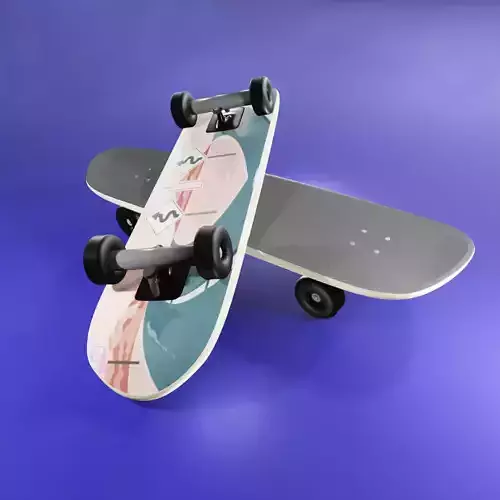 Skateboard Stylized Pack 4 
