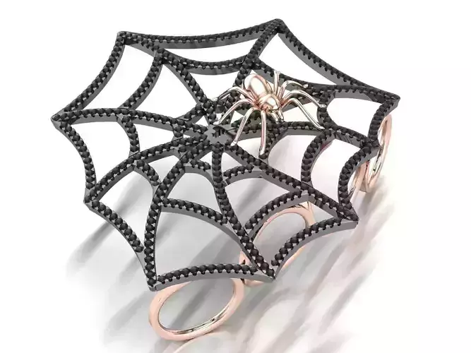 Cobweb Spider Ring 