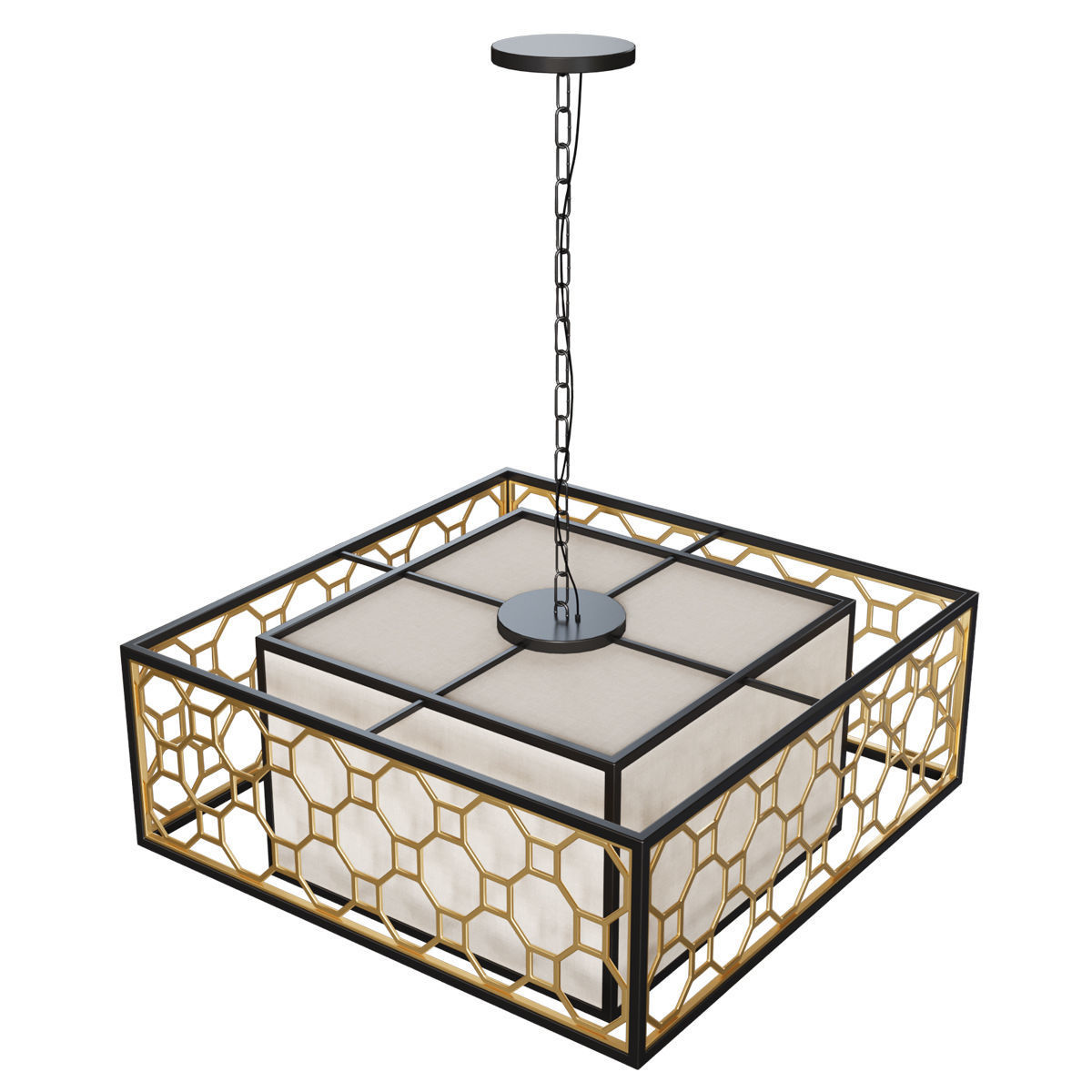 Lehome F448 Chandelier 3D model_2