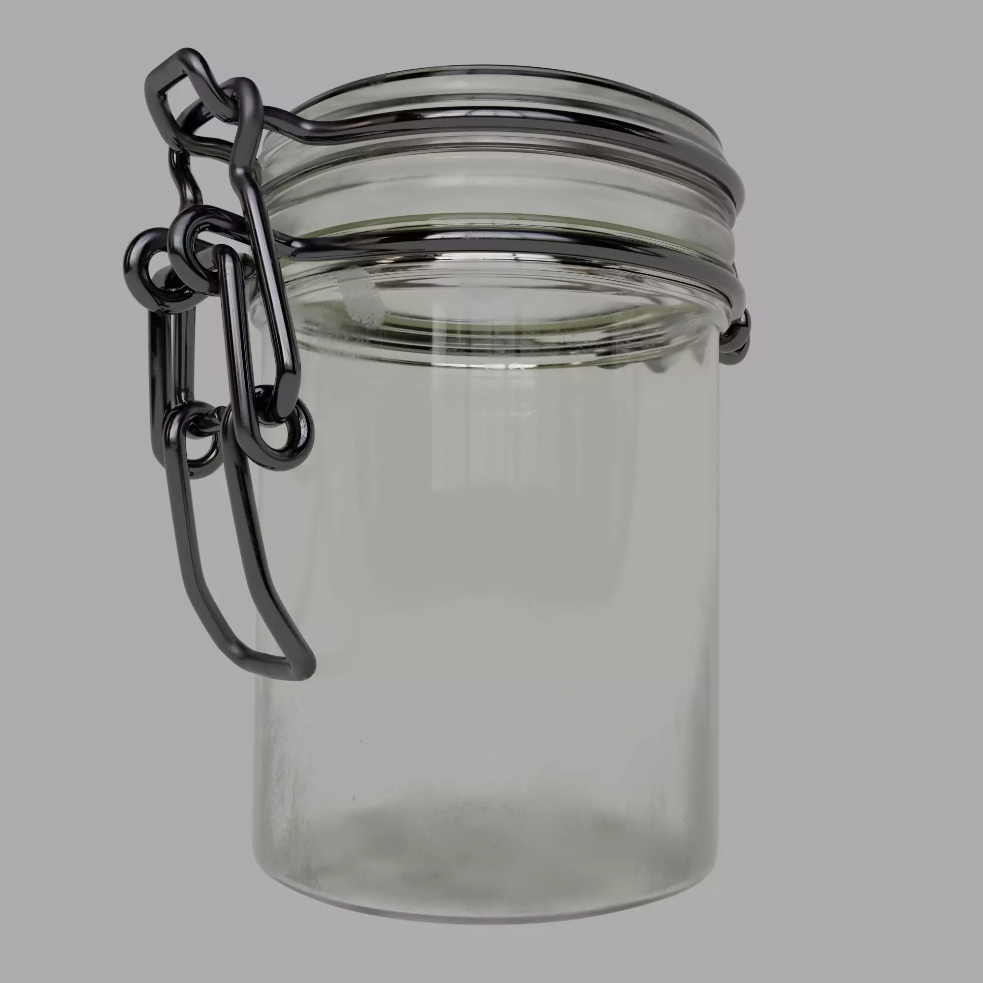 Glass Jar 1l Free 3D model