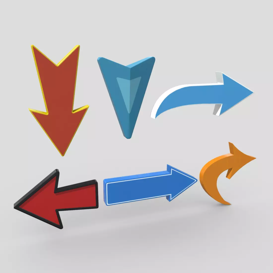 3D model Arrow Pack VR / AR / low-poly | CGTrader