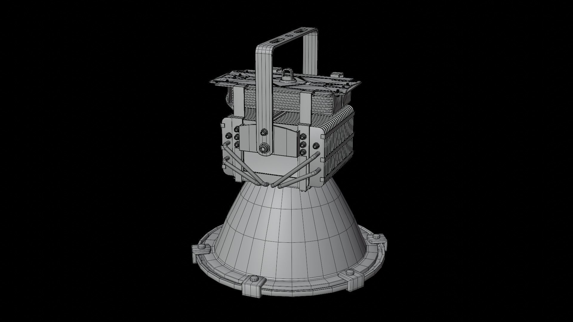 Led Industrial Lighting 3D model_16